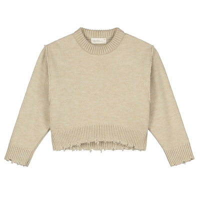 Charlie Petite | Joan Sweater | Beige Melange