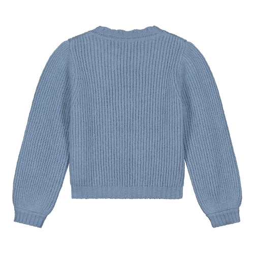 Charlie Petite | Hudson Sweater | Denim Blue