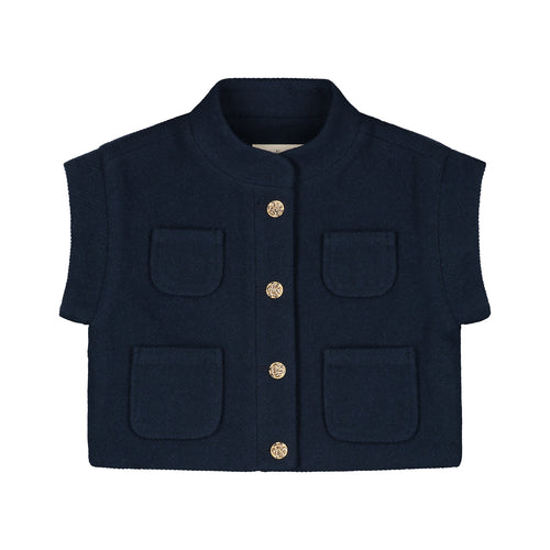 Charlie Petite | Noor Gilet | Navy