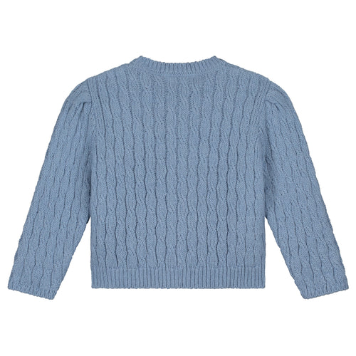 Charlie Petite | Lee Cardigan | Denim Blue
