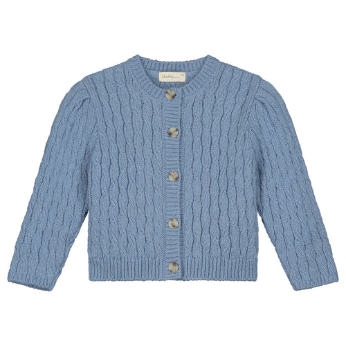 Charlie Petite | Lee Cardigan | Denim Blue