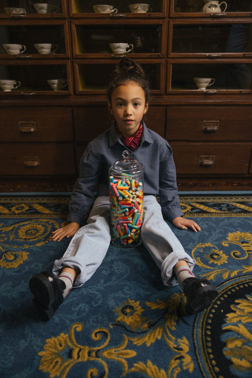 Charlie Petite | Nolan Socks | Camel Melange