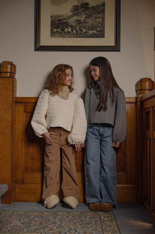 Charlie Petite | Nena Blouse | Ecru