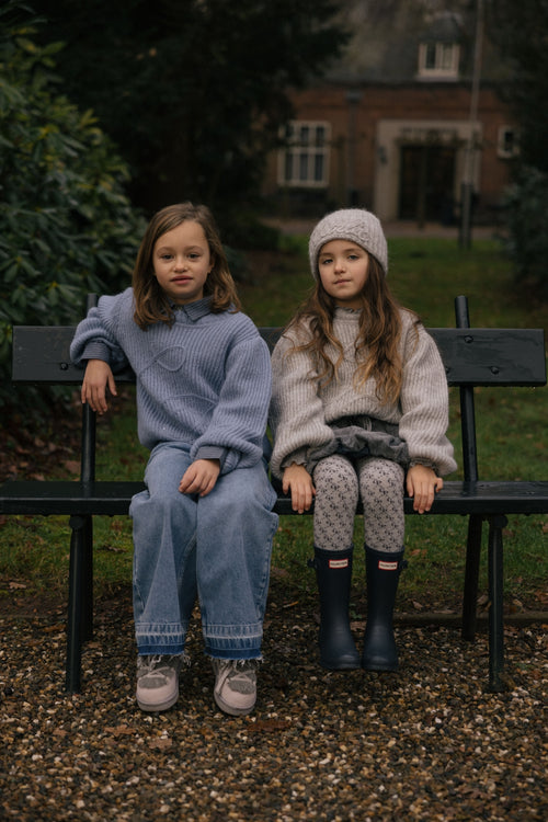 Charlie Petite | Hudson Sweater | Denim Blue