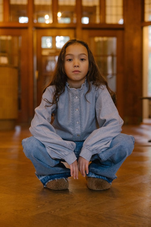 Charlie Petite | Noé Blouse | Blue