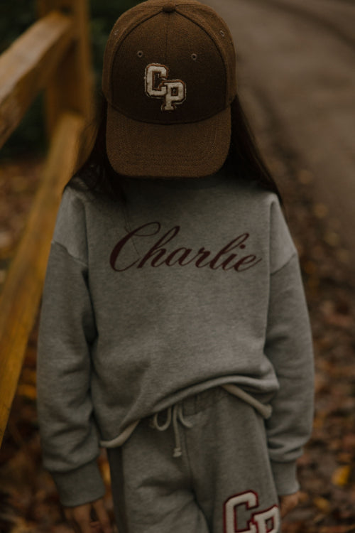 Charlie Petite | Lux Sweater | Grey Melange