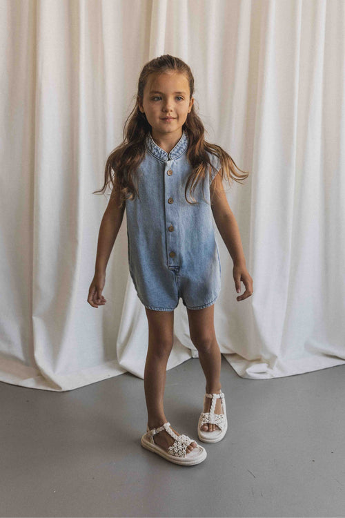 Charlie Petite | Mae Suit - Mini | Light Snow Wash