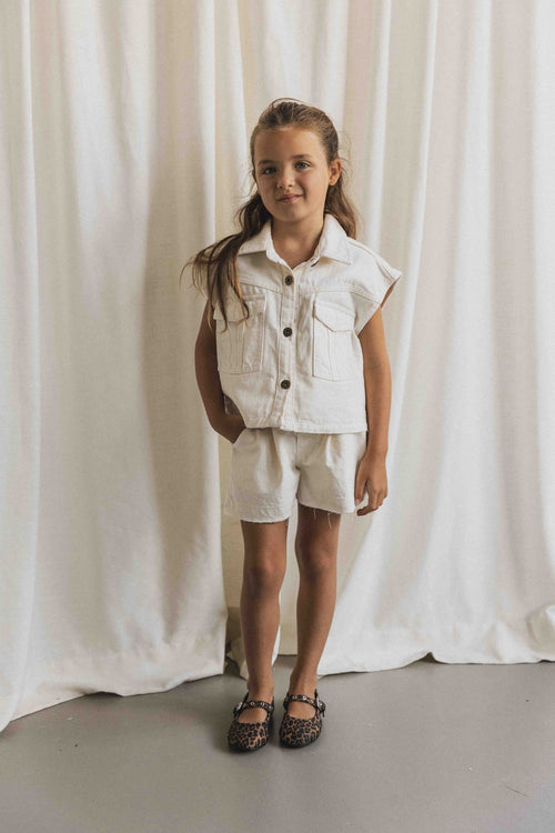 Charlie Petite | Mia Short - Mini | Ecru