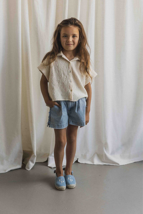 Charlie Petite | Mia Short - Mini | Light Snow Wash