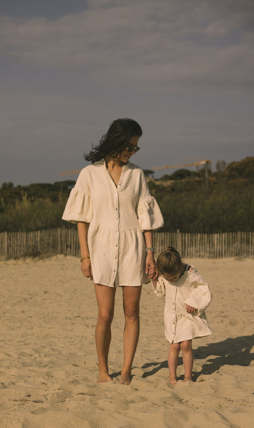 Charlie Petite | Isabelle Dress - Mini | Ecru