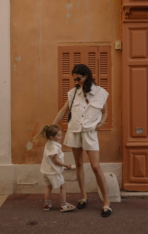 Charlie Petite | Mia Short - Mini | Ecru
