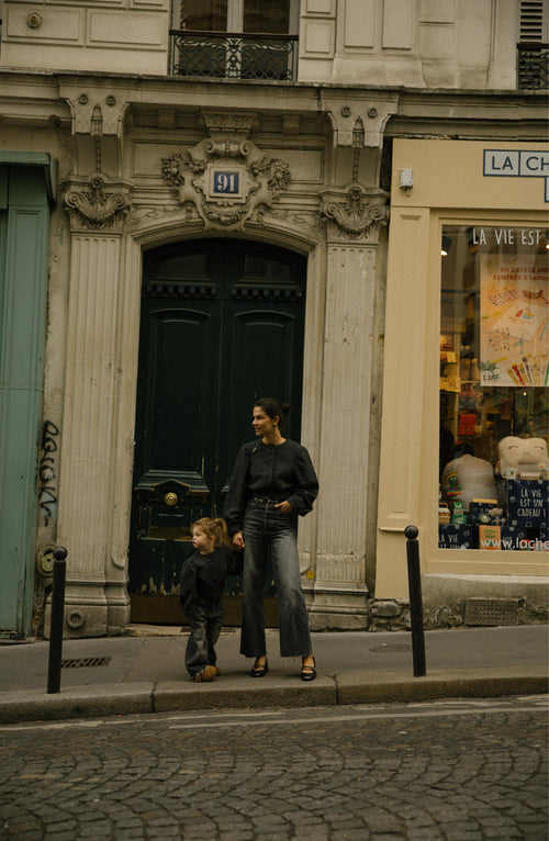 Charlie Petite | Odie Blazer - Mommy | Black/Grey