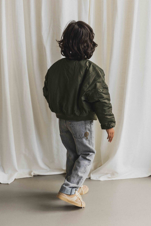 CHARLIE PETITE | BOMBER HARPER GREEN