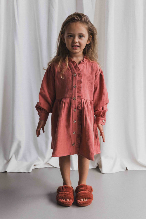 CHARLIE PETITE | DRESS HOLLY CORAL