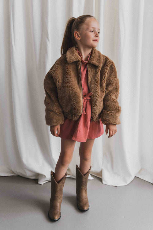 CHARLIE PETITE | BOMBER HARPER TEDDY