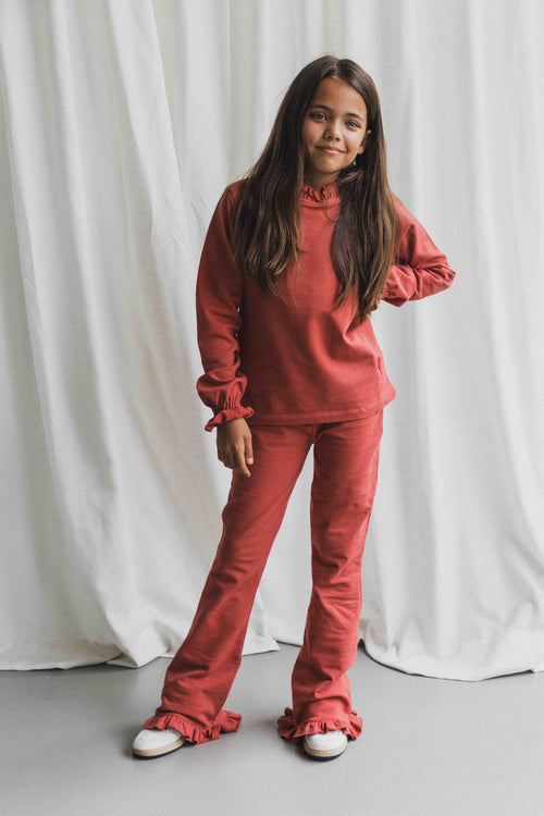 CHARLIE PETITE | LONGSLEEVE HELEN BURNED RED