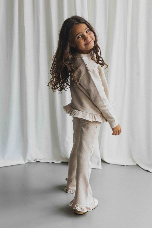 CHARLIE PETITE | SWEATER HEDI BEIGE MELANGE