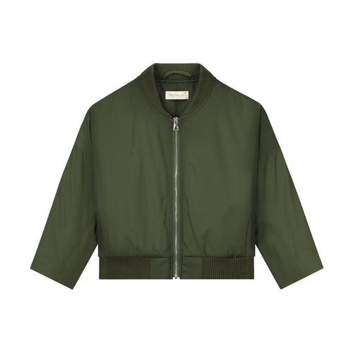 CHARLIE PETITE | BOMBER HARPER GREEN