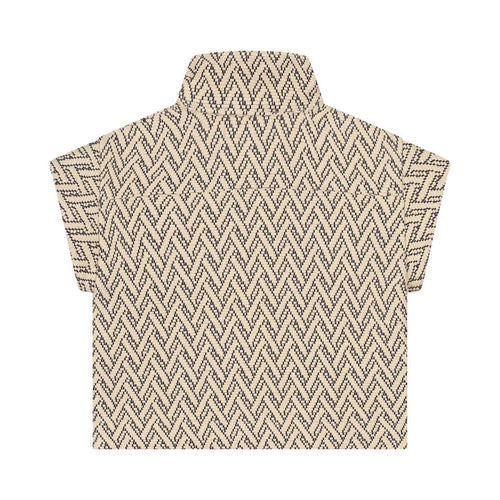 CHARLIE PETITE | GILET HEATHER BLACK BEIGE