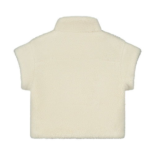 CHARLIE PETITE | GILET HEATHER BEIGE TEDDY