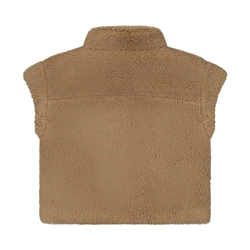 CHARLIE PETITE | GILET HEATHER BROWN TEDDY