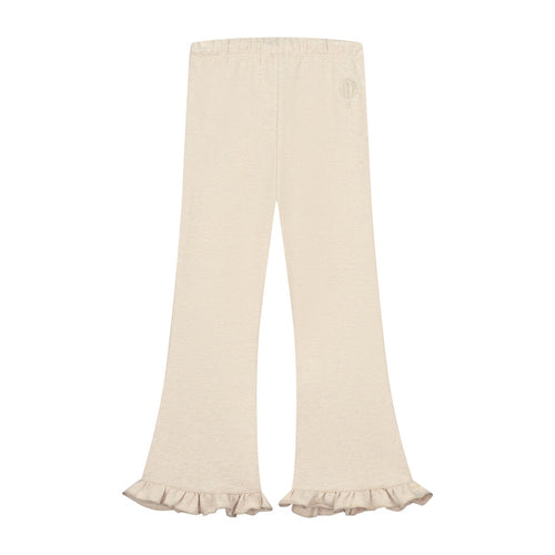 CHARLIE PETITE | FLAIRED PANTS HILDE BEIGE MELANGE