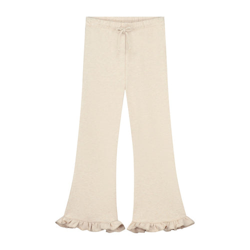 CHARLIE PETITE | FLAIRED PANTS HILDE BEIGE MELANGE