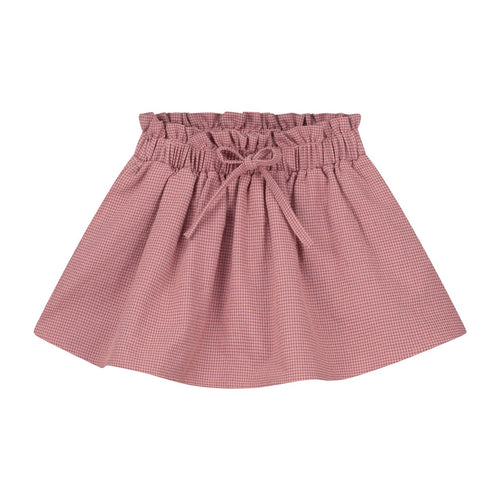 CHARLIE PETITE | SKIRT HONEY PINK CHECK