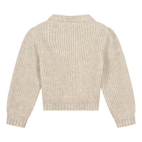 CHARLIE PETITE | KNIT SWEATER HUDSON BEIGE MELANGE