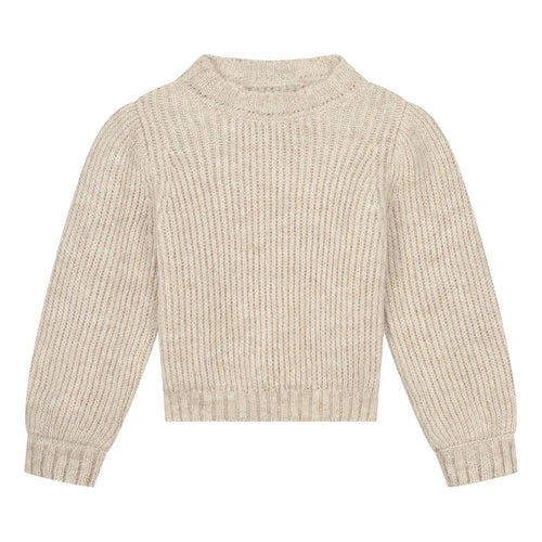 CHARLIE PETITE | KNIT SWEATER HUDSON BEIGE MELANGE