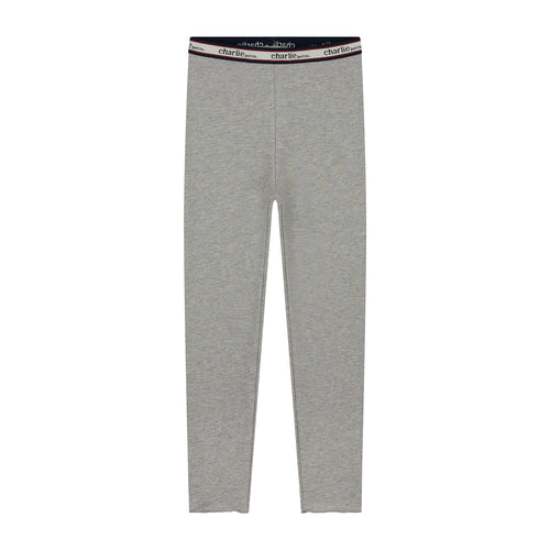 Charlie Petite | Nessa Legging | Grey Melange