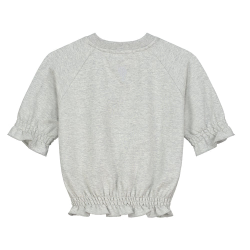 Charlie Petite | Ive Top | Grey Melange