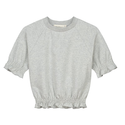 Charlie Petite | Ive Top | Grey Melange