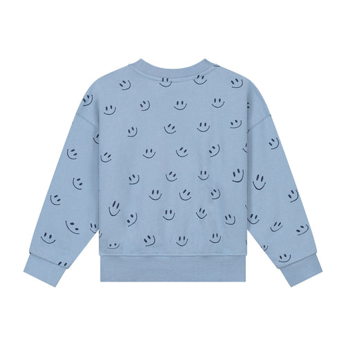 Charlie Petite | Jackson Sweater | Dusty Blue