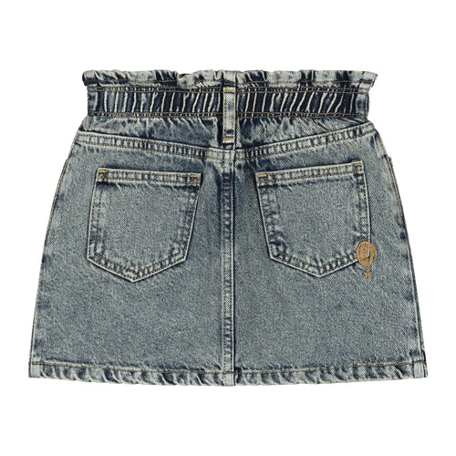 Charlie Petite | Jada Skirt | Vintage Blue