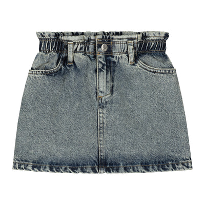 Charlie Petite | Jada Skirt | Vintage Blue