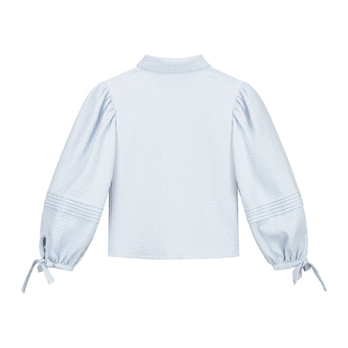 Charlie Petite | Joli Blouse | Light Blue