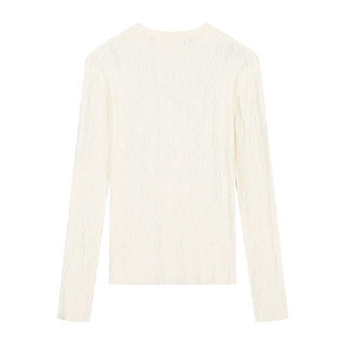 Charlie Petite | Josie Longsleeve | Ecru