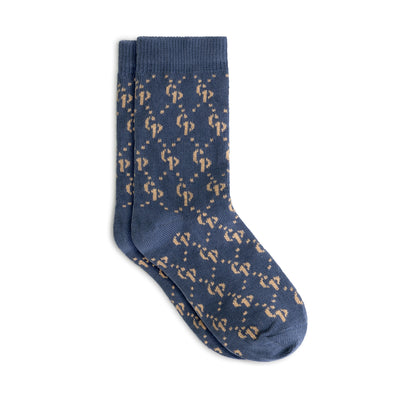 Charlie Petite | Jules Socks | Denim Blue