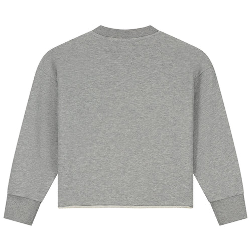 Charlie Petite | Lux Sweater | Grey Melange