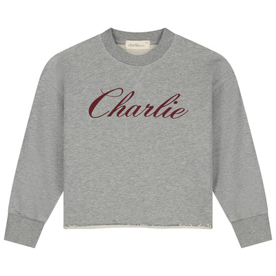 Charlie Petite | Lux Sweater | Grey Melange