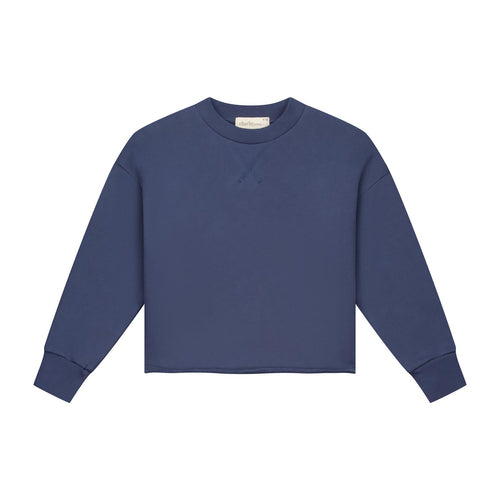 Charlie Petite | Lux Sweater | Denim Blue