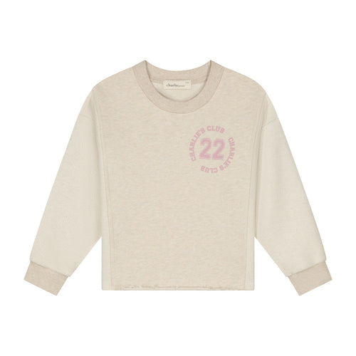 Charlie Petite | Lux Sweater | Beige Melange
