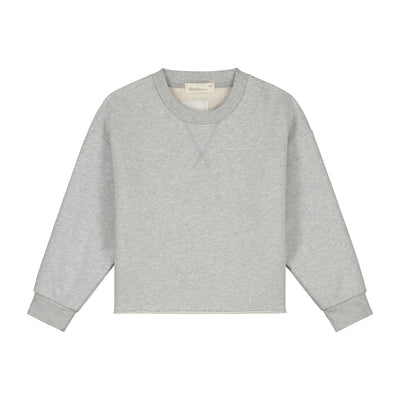 Charlie Petite | Lux Sweater | Grey Melange