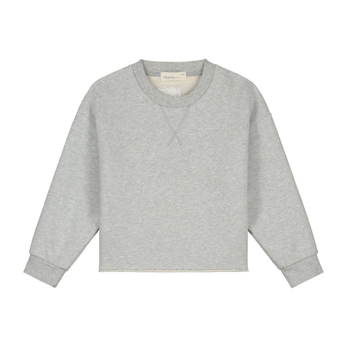 Charlie Petite | Lux Sweater | Grey Melange
