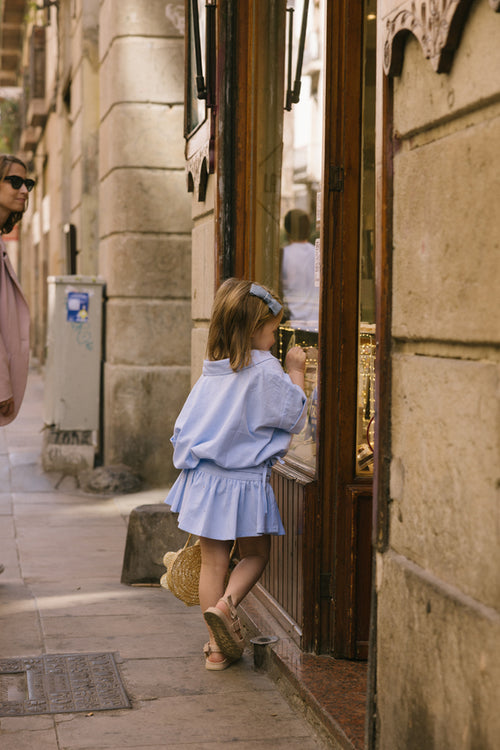 CHARLIE PETITE | SKIRT KEA MINI BLUE