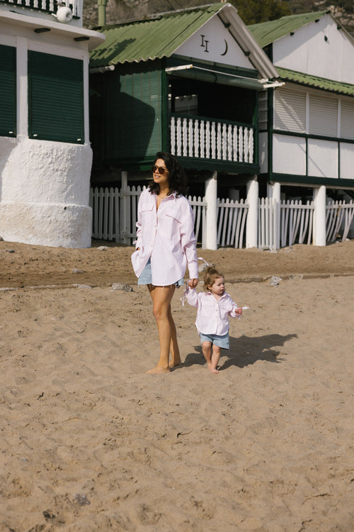 CHARLIE PETITE | BLOUSE KATIE MINI PINK STRIPE