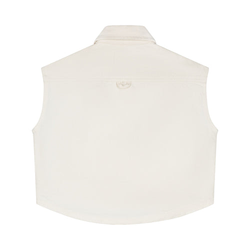 Charlie Petite | Marley Gilet - Mini | Ecru