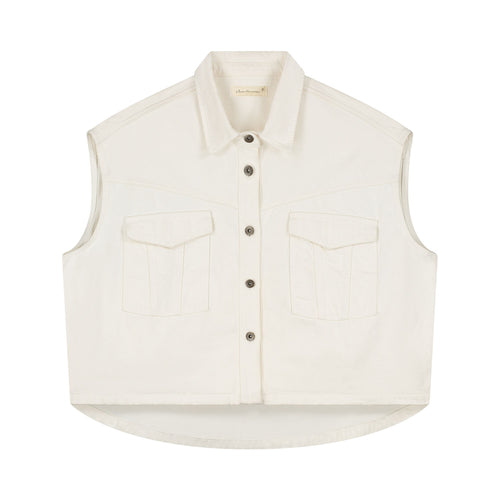 Charlie Petite | Marley Gilet - Mommy | Ecru