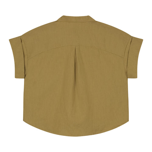 Charlie Petite | Milou Blouse - Mommy | Olive Green
